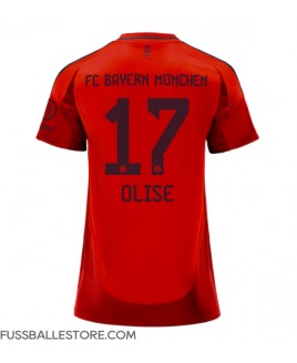 Günstige Bayern Munich Michael Olise #17 Heimtrikot Damen 2024-25 Kurzarm